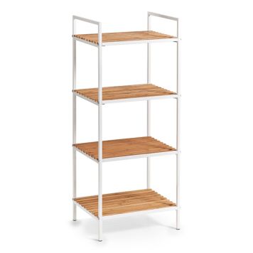 BADRUMSHYLLA ZELLER BAMBU 39X33X95CM VIT