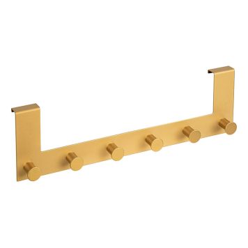 KLÄDHÄNGARE WENKO FÖR DÖRR CELANO 5 KROKAR GULD