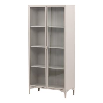 VITRINSKÅP VENTURE HOME PIRING 90X190CM BEIGE