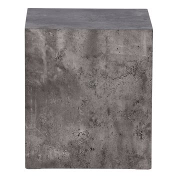 SIDOBORD VENTURE HOME YORK HIGH 40X40X45CM MÖRKGRÅ