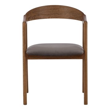 MATSTOL VIND LÅNGÖN BRUN