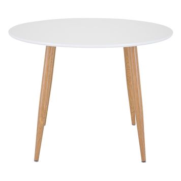 MATBORD VENTURE HOME PLAZA Ø100CM VIT/NATUR