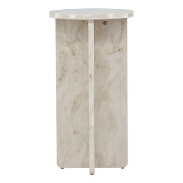 SIDOBORD VENTURE HOME ÅLESUND Ø40CM BEIGE