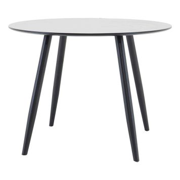 MATBORD VENTURE HOME PLAZA Ø100CM SVART