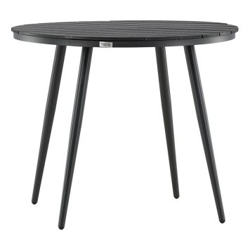 MATBORD VENTURE HOME BREAK Ø90CM SVART