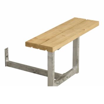 PÅBYGGNAD PLUS TILL BORD/BÄNKSET BASIC 77CM GYLLENBRUN