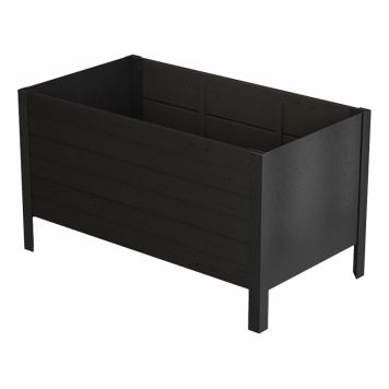 BLOMLÅDA PLUS CLASSIC 83X46X46,5CM SVART