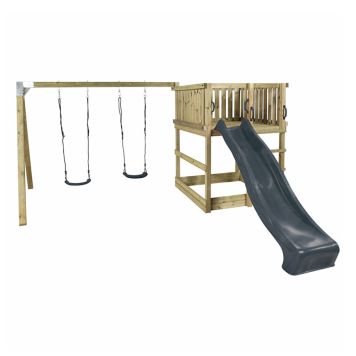 LEKSTÄLLNING PLUS PLAY INKL. GUNGSITSAR OCH RUTSCHKANA