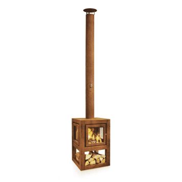 UTOMHUSKAMIN RB73 QUARUBA L 54X286CM