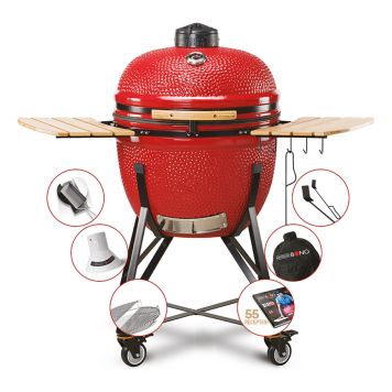 KOLGRILL KAMADO BONO GRANDE LIMITED Ø64CM RÖD