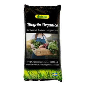 GÖDSEL SKÅNEFRÖ BIOGRÖN NPK 8-2-6 10KG 200M²