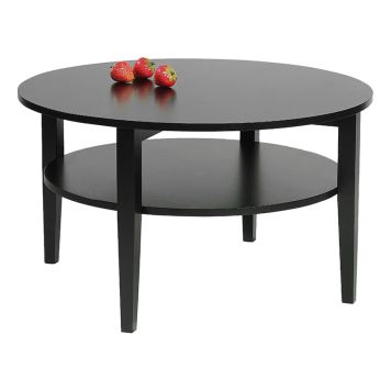 SOFFBORD STENEXPO MEMPHIS Ø80CM SVART