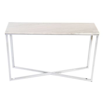 SIDOBORD STENEXPO RIMINI 120X35CM MARMOR/KROM