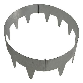 RABATTKANT SKOTTE GARDEN 26CM ZINK