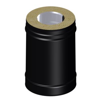 SKORSTENSMODUL DINAK HELISOLERAD Ø150 270MM SVART 