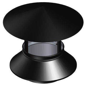 SKORSTENSHATT DINAK Ø150 SVART
