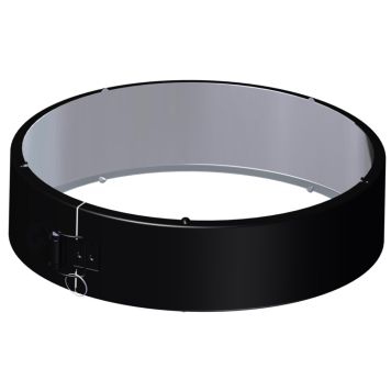 LÅSBAND DINAK HALVISOLERAD Ø150 SVART