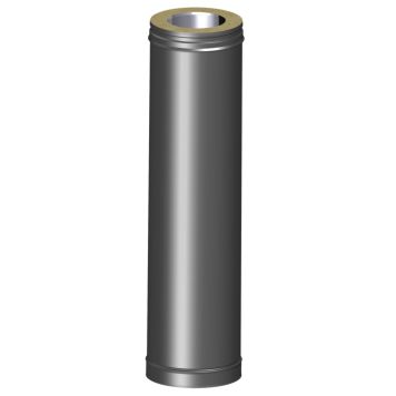 SKORSTENSMODUL DINAK HELISOLERAD Ø150 940MM GRÅ