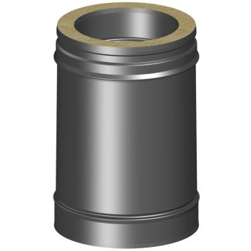 SKORSTENSMODUL DINAK HALVISOLERAD Ø150 270MM GRÅ