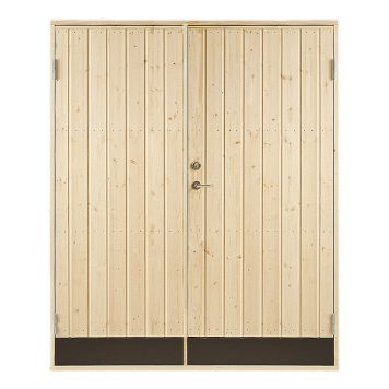 VARMFÖRRÅDSDÖRR VIBOSTUGAN 15,3X19 HÖGER RAK PANEL 18°