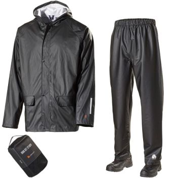 REGNSET L.BRADOR 2210PU SVART XXL