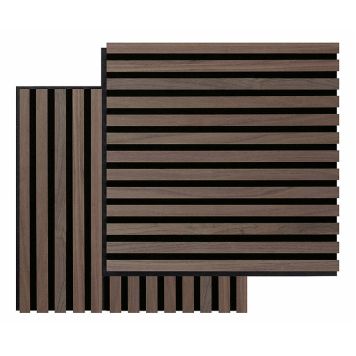 AKUSTIKPANEL FIBROTECH SQUARE VALNÖT 22X520X520MM