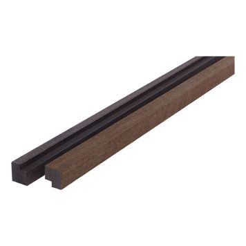 AVSLUTNINGSLIST FIBROTECH SMOKED OAK 3000MM 2ST