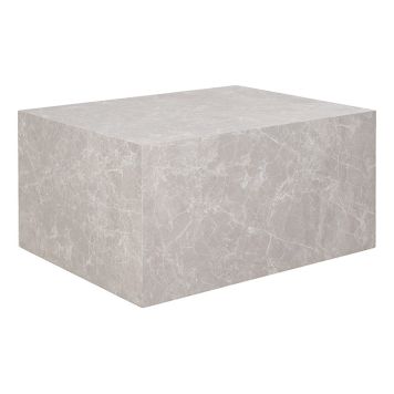 SOFFBORD HOUSE NORDIC LILY MARMORLOOK 60X40X80CM BEIGE