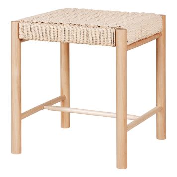 PALL HOUSE NORDIC HAILEY POPPEL/PAPPER 42X42X46,5CM NATUR