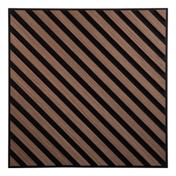 AKUSTIKPANEL SMARTWALL BY NQD FISKBEN WARHOL MÖRK EK 553X553X21,5MM 4-PACK 