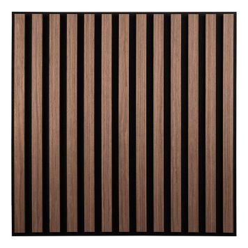 AKUSTIKPANEL SMARTWALL BY NQD HOCKNEY MÖRK EK 553X553X21,5MM 4-PACK 