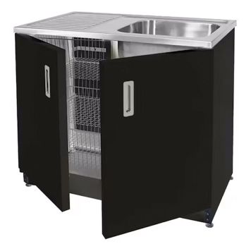 TVÄTTBÄNK VILAN STAINLESS VTB10 SVART