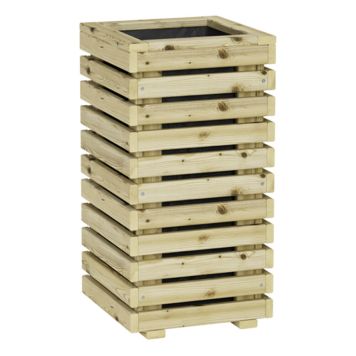 PLANTERINGSLÅDA JABO HORIZONT 35X35X70CM TRYCKIMPREGNERAD