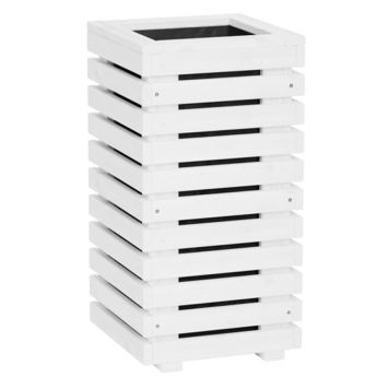 PLANTERINGSLÅDA JABO HORIZONT 35X35X70CM VIT