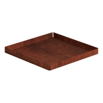 BOTTENPLATTA JABO ODLA FÖR CORTEN 25X25X30CM ROSTIG