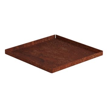 BOTTENPLATTA JABO ODLA FÖR CORTEN 35X35X40CM ROSTIG