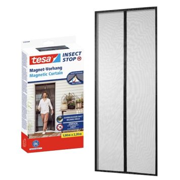 INSEKTSNÄT TESA MAGNETISKT ANTRACIT 1X2,2M