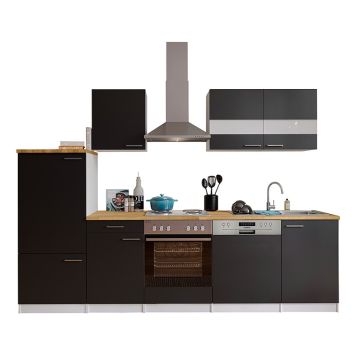 KÖK RESPEKTA MALIA 0140KB280WSG SVART 280CM 