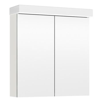 SPEGELSKÅP TEMAL SOFTLIGHT MED BELYSNING ELUTTAG VÄNSTER 65X21X71,5CM GRÅ