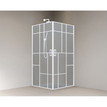 DUSCHHÖRNA COMBAC ELLA 90X90CM VIT