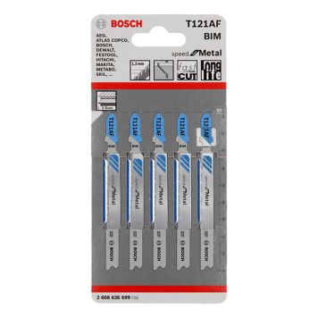 STICKSÅGSBLAD BOSCH T121AF METALL 5-PACK