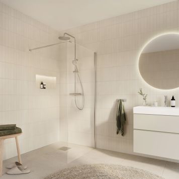 DUSCHVÄGG ARROW WALL KLARGLAS 100 CM