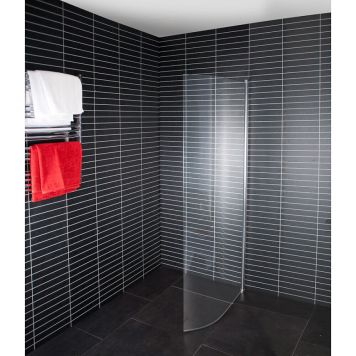 DUSCHDÖRR ARROW WING RUND 86CM KLARGLAS