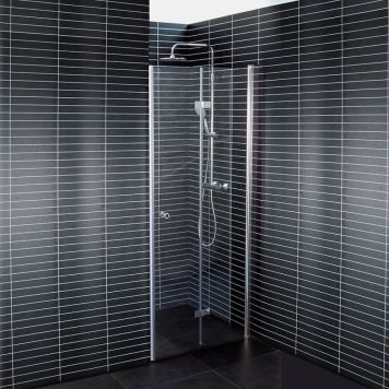 DUSCHDÖRR ARROW VIKBAR TWICE HÖGERHÄNGD 80CM KLARGLAS