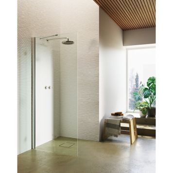 DUSCHDÖRR ARROW WALL HÖG 40CM KLARGLAS