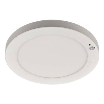 PLAFOND DESIGNLIGHT IZZY PIR 18W Ø22,5CM VIT