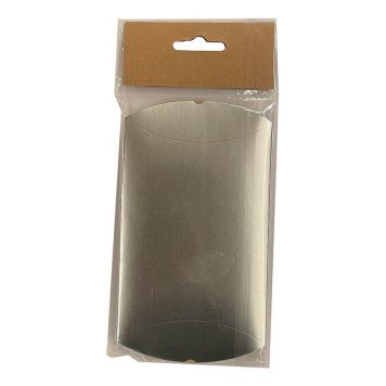 PRESENTBOX 8X15CM SILVER 3-PACK