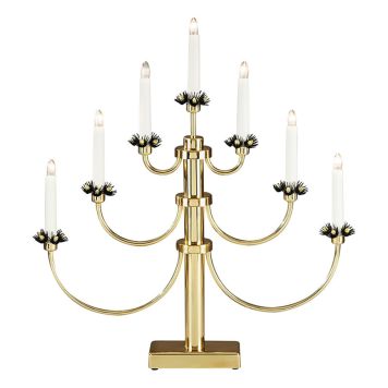 ADVENTSLJUSSTAKE KONSTSMIDE 7L MÄSSING