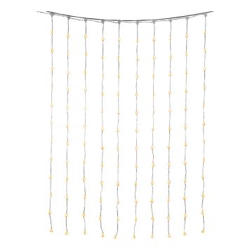 LJUSSLINGA KONSTSMIDE GARDIN STJÄRNOR 135CM VIT 