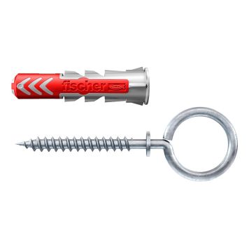 UNIVERSALPLUGG FISCHER DUOPOWER OH K MED ÖGLA 5X25MM 8ST/FRP